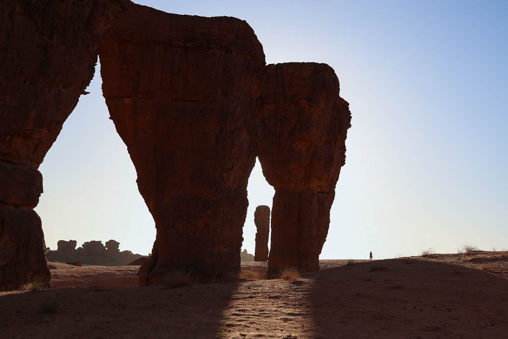 paisaje de ennedi, chad