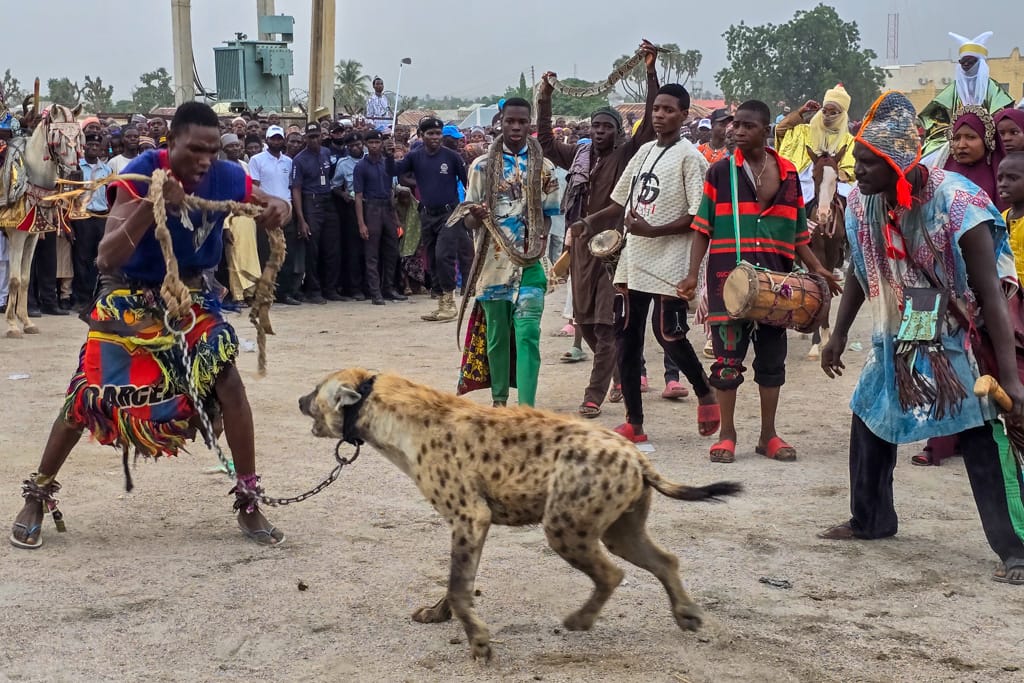 Hyena man Nigeria