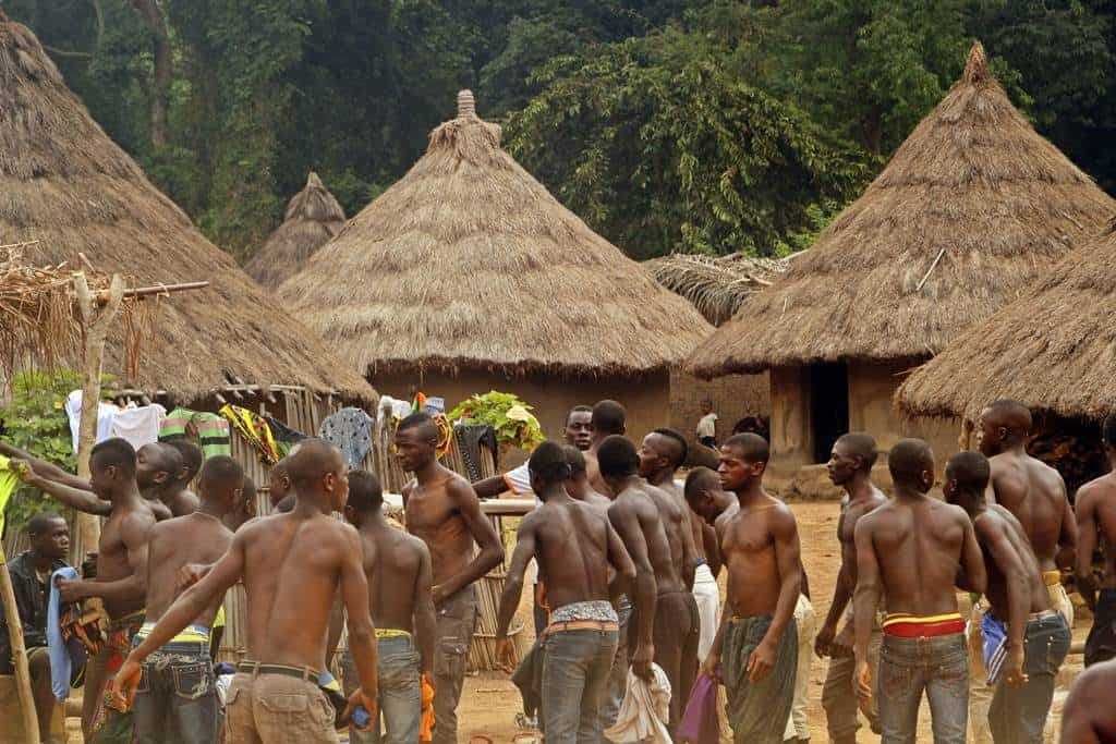 Stilt dance Ivory Coast