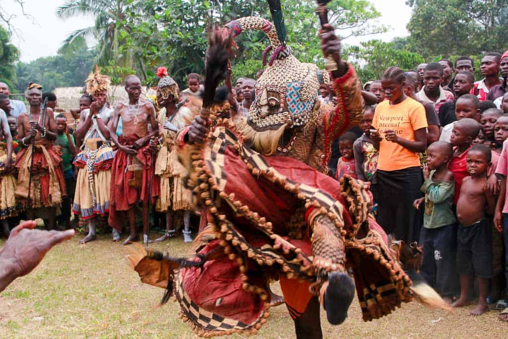 ceremonia de máscaras kuba del congo
