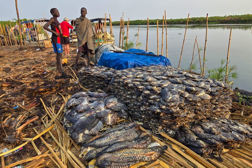 Fishing Sudd South Sudan