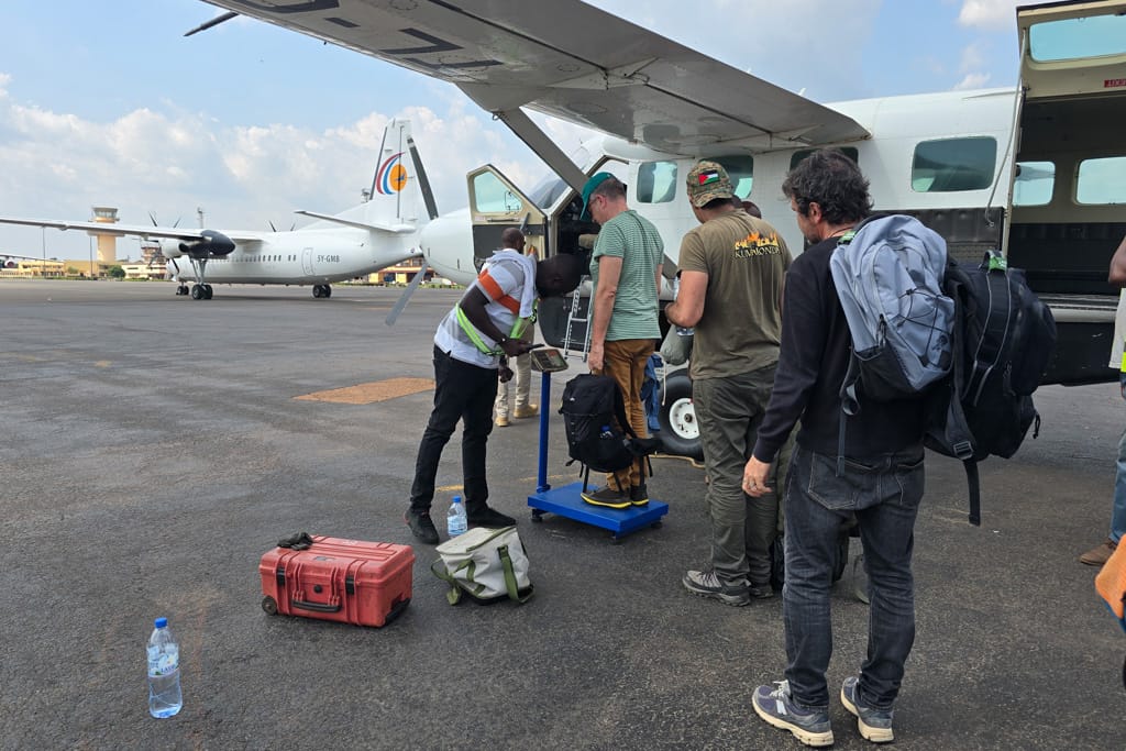 Charter flight Bangui Bayanga