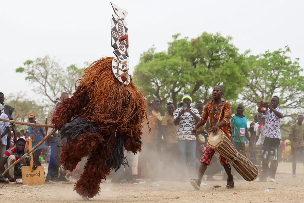 Festivales de mascaras en Burkina Faso