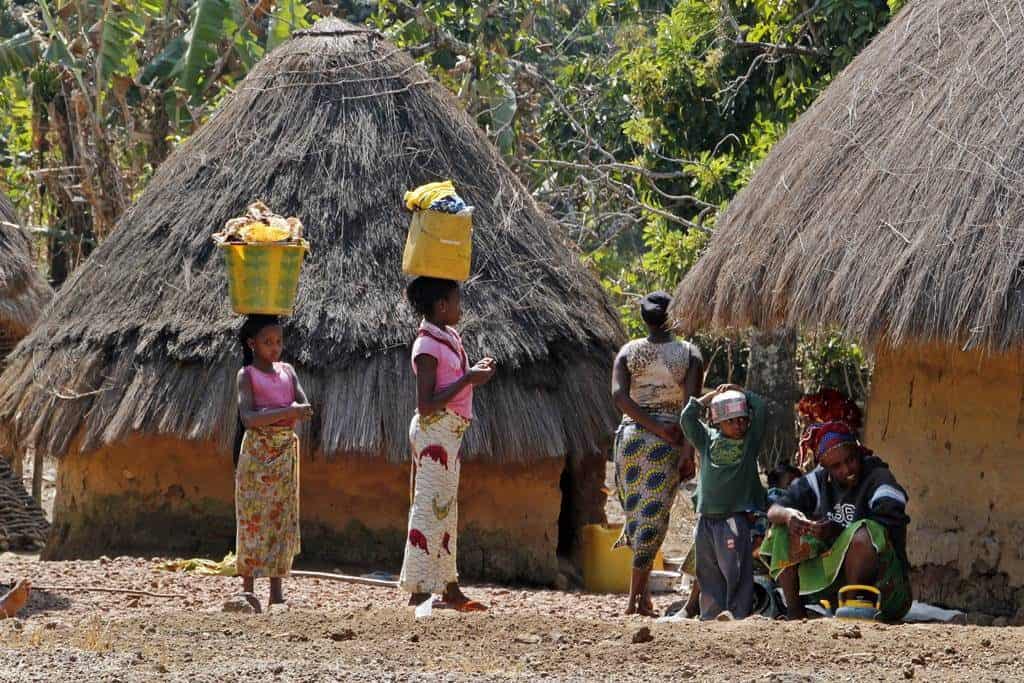 Poblado fulani en Fouta Djalon