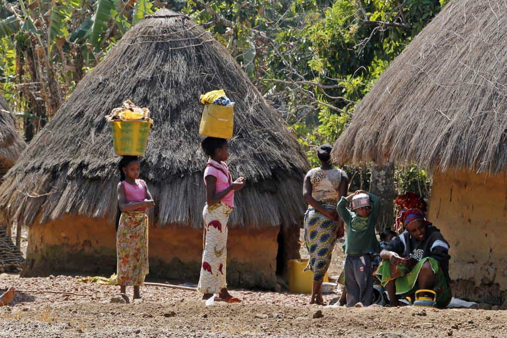 Poblado fulani en Fouta Djalon